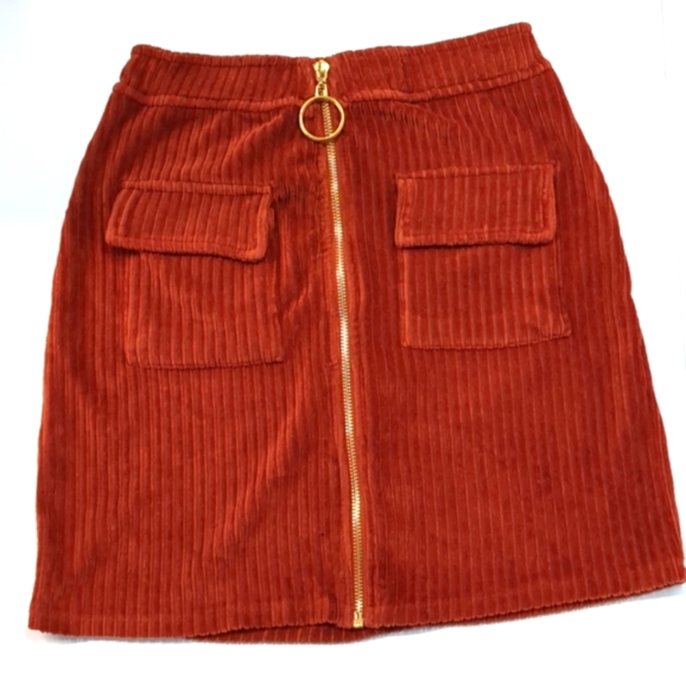 Derek Heart Corduroy Mini Skirt